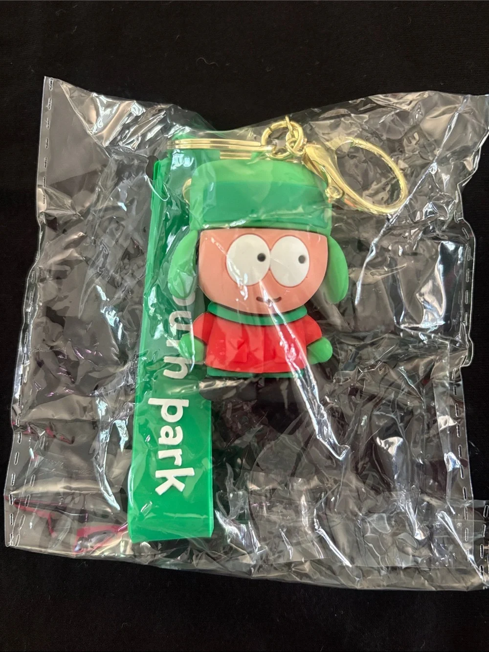Green South Park Kyle PVC Bag Charm Keychain